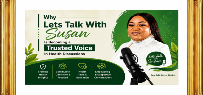 Lets Talk With Susan is becoming a trusted voice in health discussions for a variety of reasons.