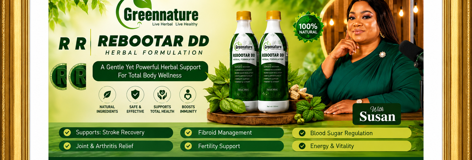Rebootar DD Herbal Product: The ultimate and permanent remedy for health issues.