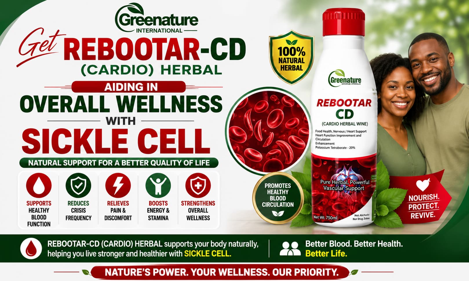 Get REBOOTAR-CD (CARDIO) Herbal: Aiding in Overall Wellness With Sickle Cell