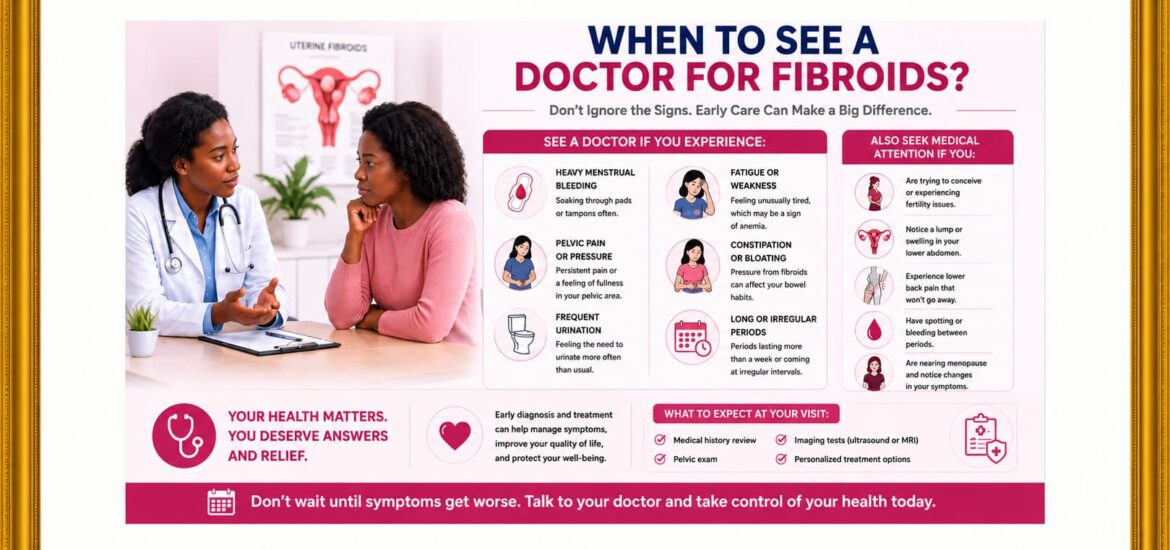 When to See a Doctor for Fibroids?