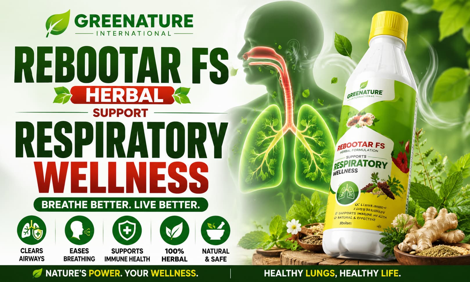Rebootar FS Herbal support Respiratory Wellness