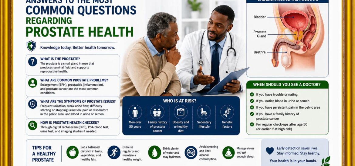Answers to the most common questions regarding prostate health.