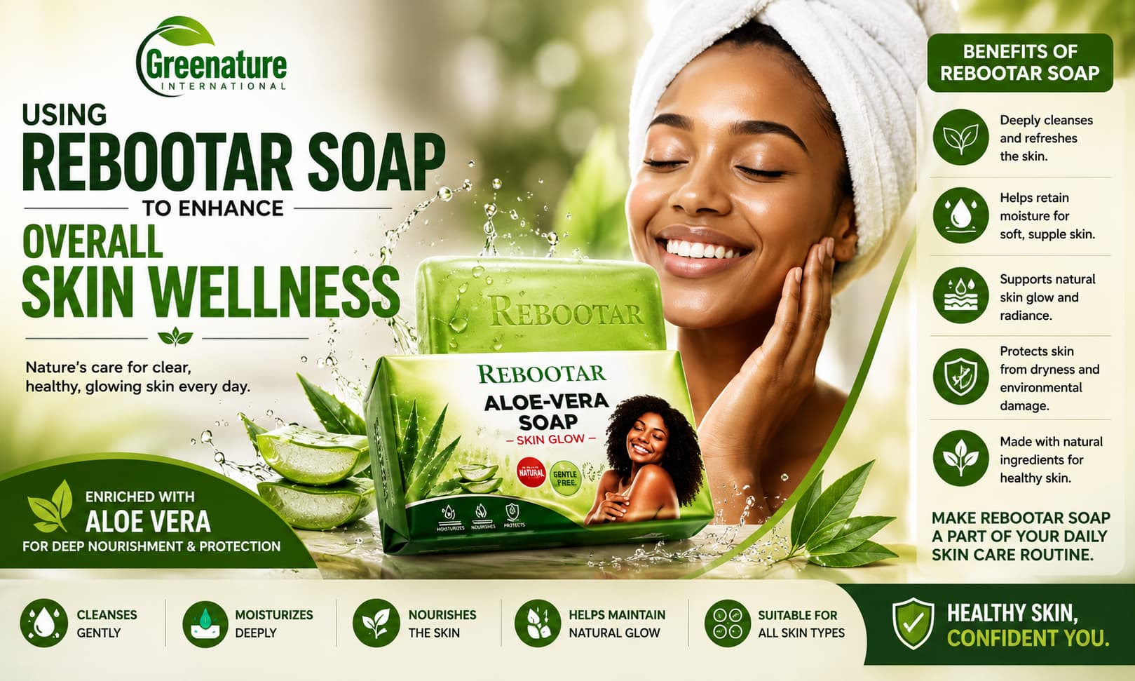 Using Rebootar Herbal Bitters to enhance Overall Skin Wellness.