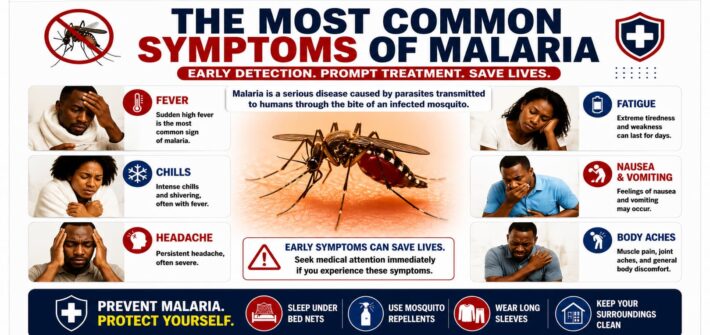 The most common symptoms of Malaria