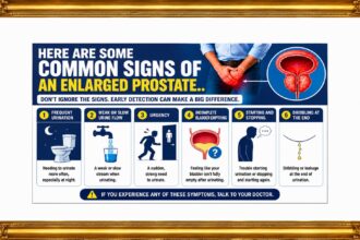 Here are some common signs of an enlarged prostate.