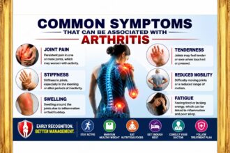 Common symptoms that can be associated with arthritis are as follows