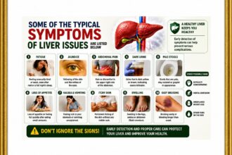 Some of the typical symptoms of liver issues are listed below.