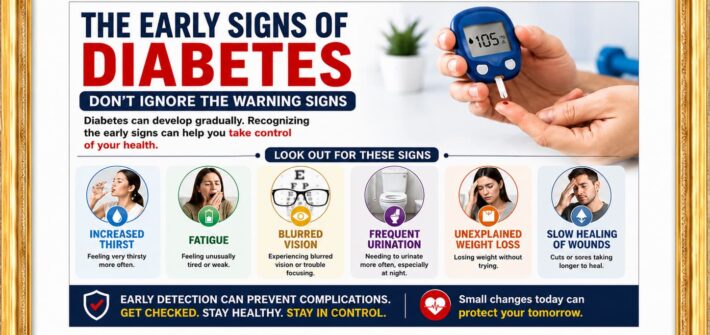 The early signs of diabetes include