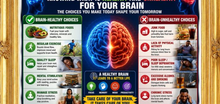Knowing what is healthy and unhealthy for your brain.