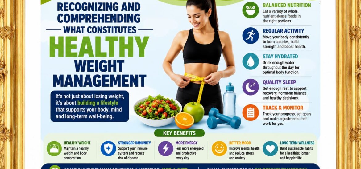 Recognizing and comprehending what constitutes healthy weight management.