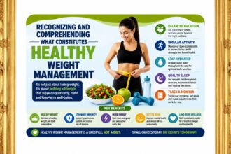 Recognizing and comprehending what constitutes healthy weight management.