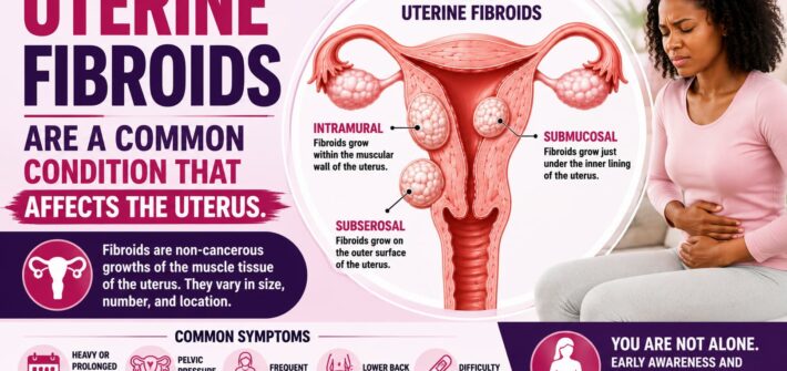Uterine fibroids are a common condition that affects the uterus.