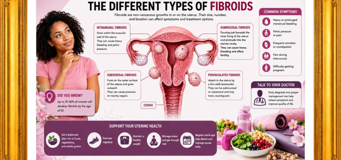 It is important to be aware of the different types of fibroids