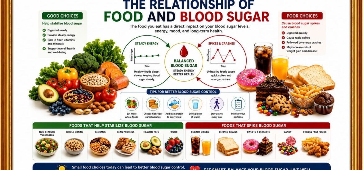 The relationship of food and blood sugar