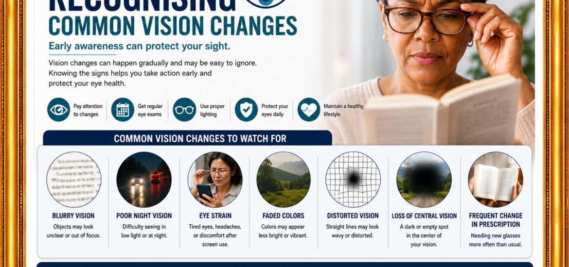 Recognising common vision changes